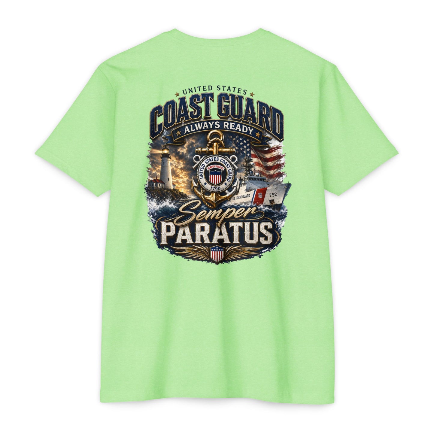 Coast Guard Semper Paratus T-Shirt – U.S. Coast Guard Veteran Tee
