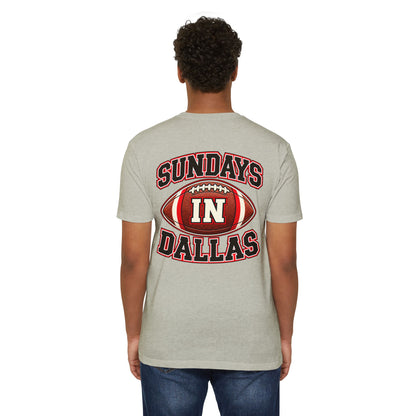 Sundays in Dallas Football T-Shirt