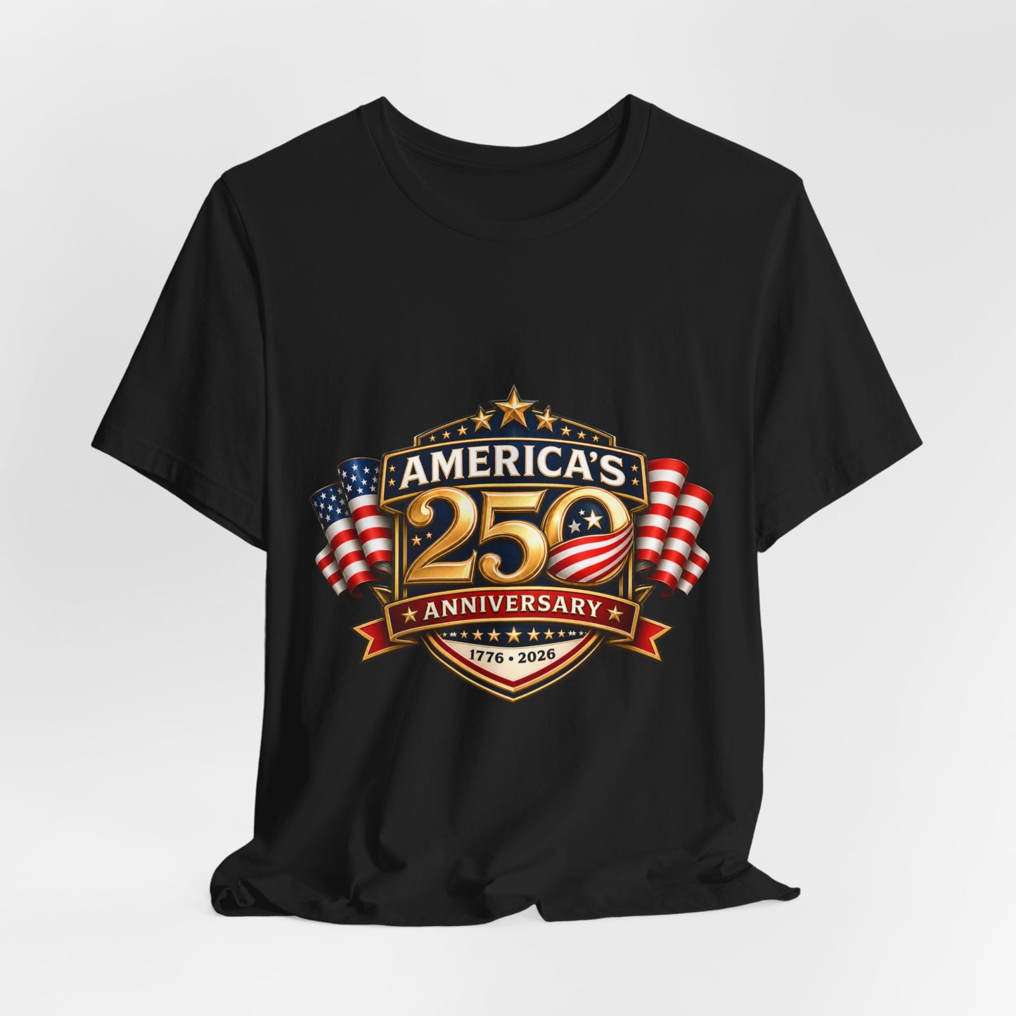 America's 250th Anniversary T-Shirt – 1776–2026 Patriotic USA Flag Tee