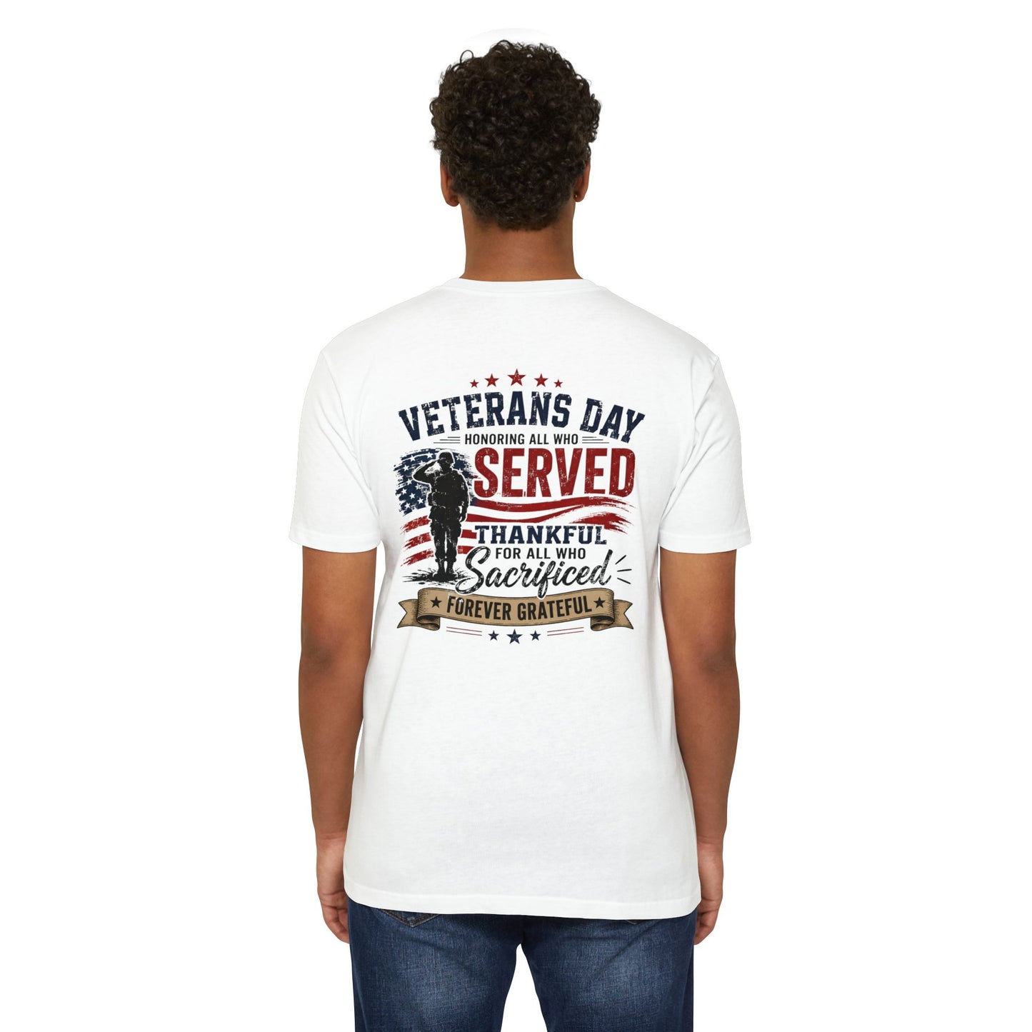 Veterans Day Served Tribute T-Shirt — Thankful & Forever Grateful