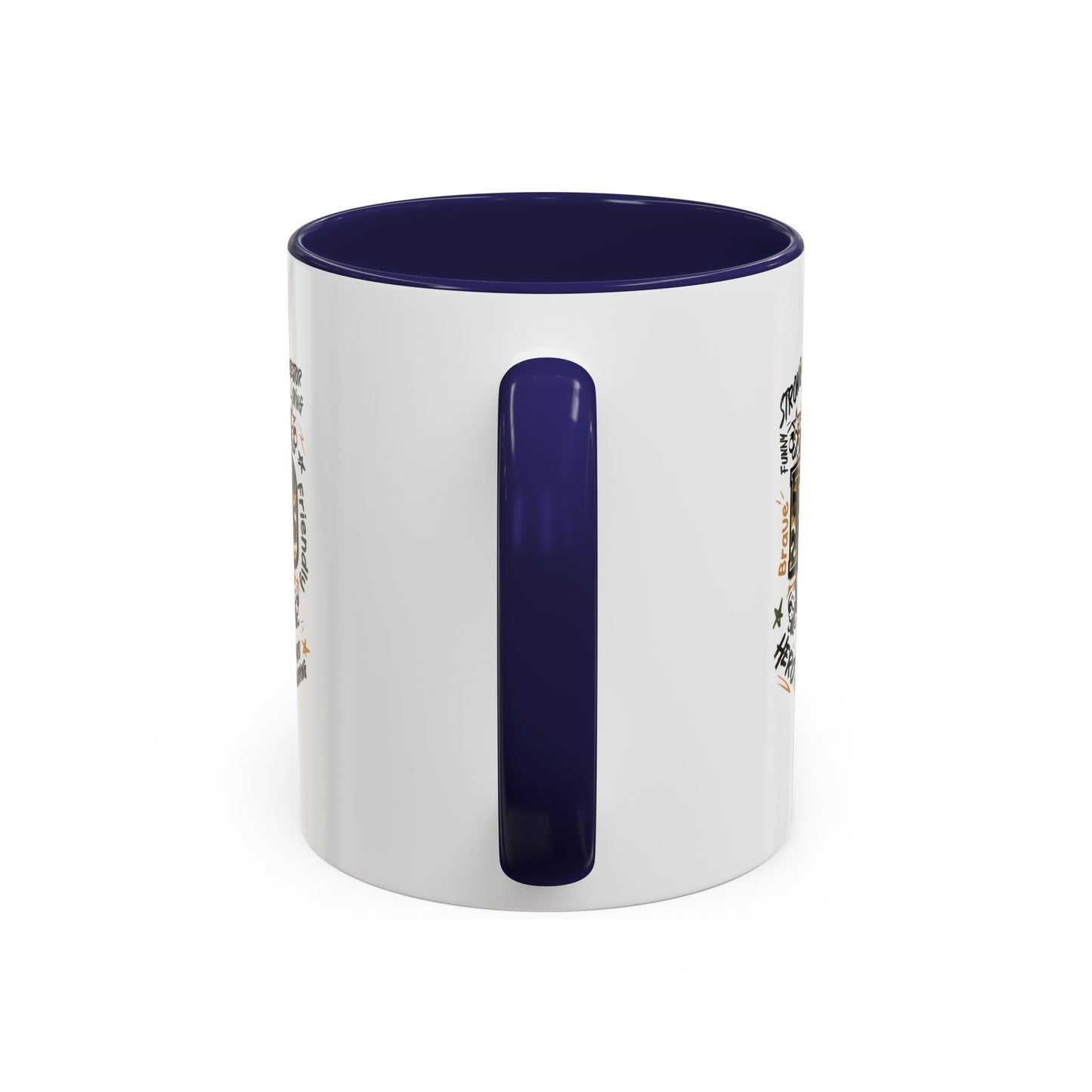 Dad King Lion Coffee Mug — 'Dad: The King' Accent 11/15oz Gift