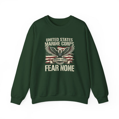 United States Marine Corps Fear None Sweatshirt