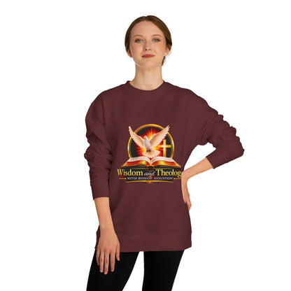 Wisdom and Theology Crewneck Sweatshirt — Dove & Cross Christian Pullover
