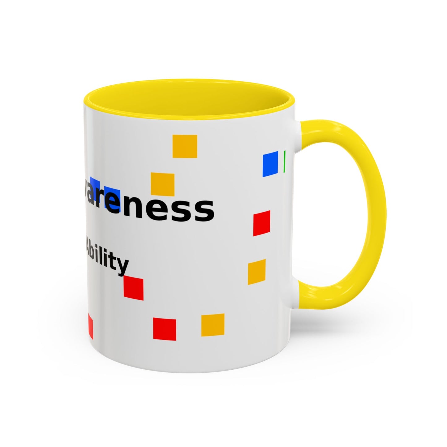 Autism Awareness Accent Mug - "See the Ability" Coffee Cup
