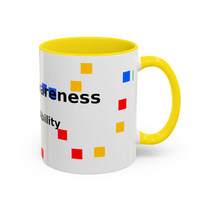 Autism Awareness Accent Mug - "See the Ability" Coffee Cup