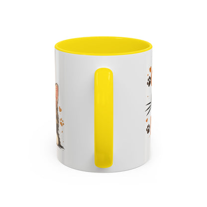 Cat Mug — "Crazy Cat Lady" Cute Kitten Accent Coffee Mug (11/15 oz)
