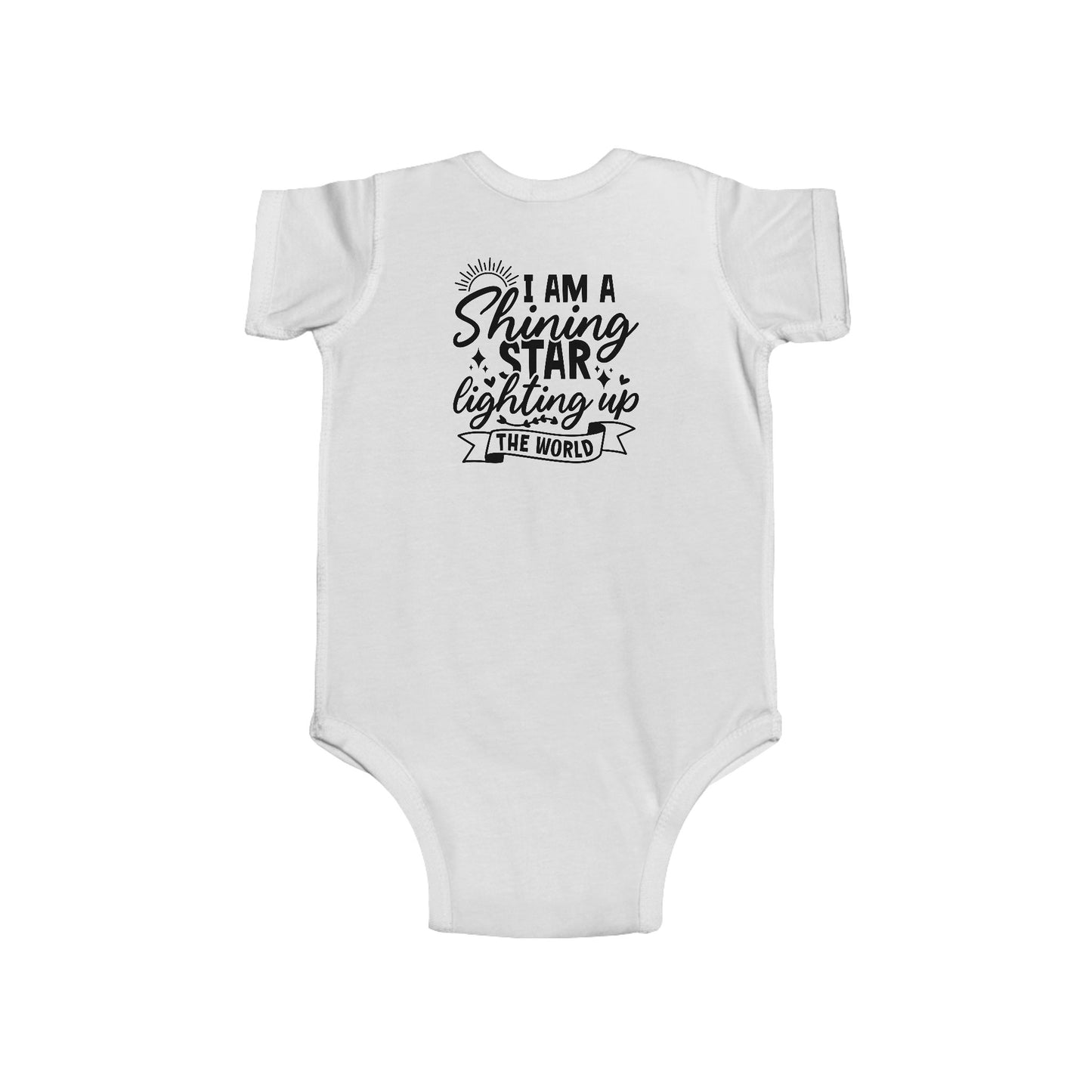 Baby Bodysuit — "I Am a Shining Star Lighting Up the World" Infant Onesie
