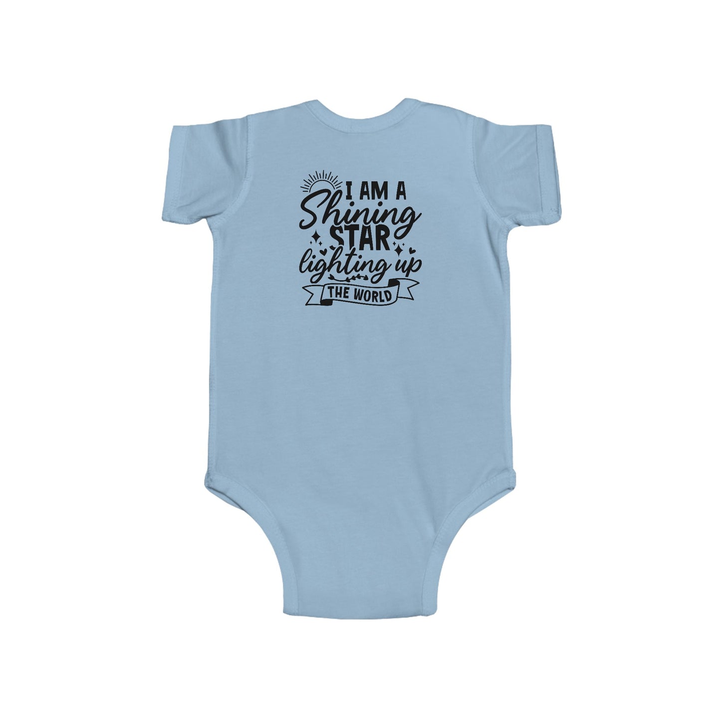 Baby Bodysuit — "I Am a Shining Star Lighting Up the World" Infant Onesie