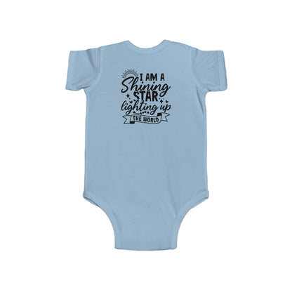 Baby Bodysuit — "I Am a Shining Star Lighting Up the World" Infant Onesie