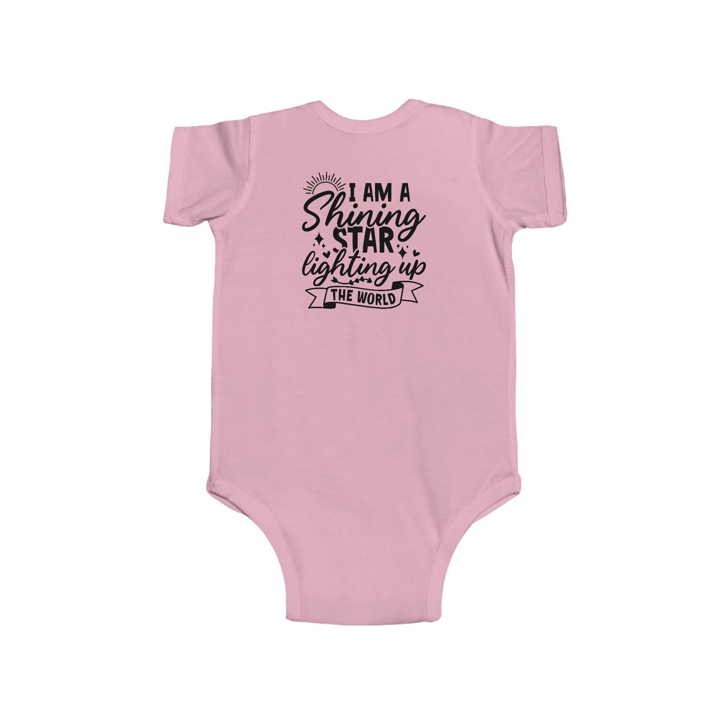 Baby Bodysuit — "I Am a Shining Star Lighting Up the World" Infant Onesie
