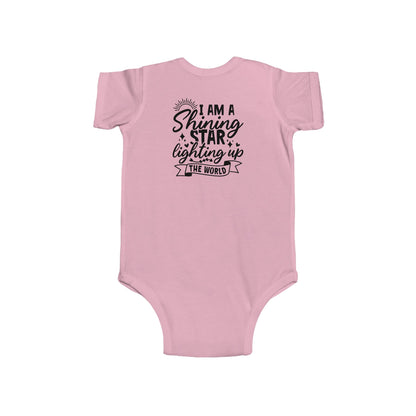 Baby Bodysuit — "I Am a Shining Star Lighting Up the World" Infant Onesie
