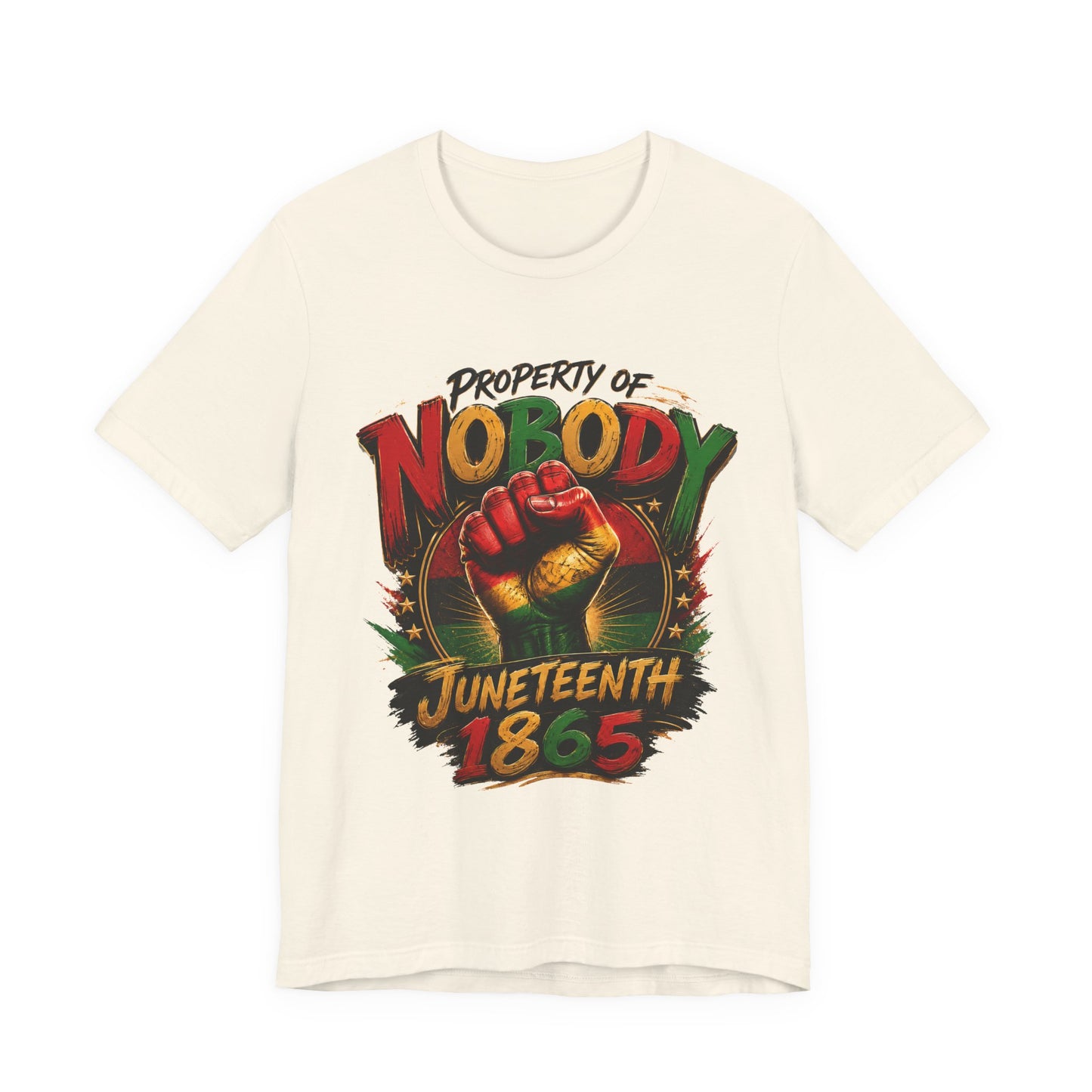 Juneteenth 'Property of Nobody' Graphic Tee — Juneteenth 1865 Celebration Shirt