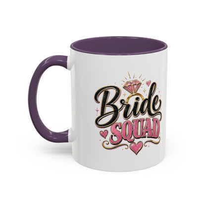 Bride Squad Coffee Mug — Bachelorette Party Gift, Bridal Shower Accent Mug