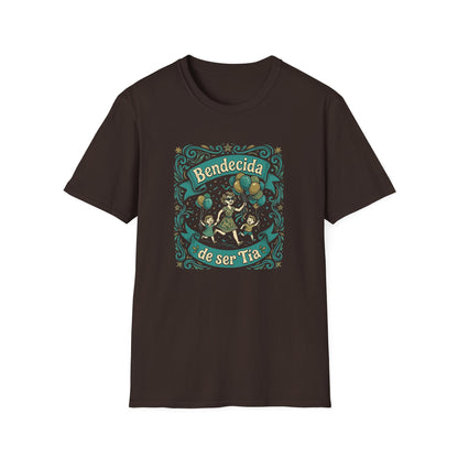 Bendecida de ser Tía (Blessed to Be an Aunt) T-Shirt