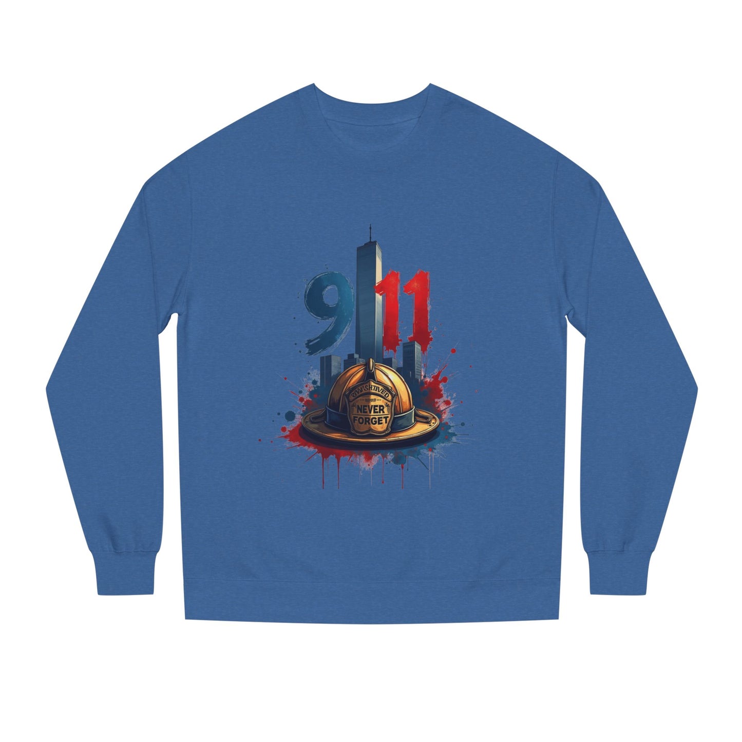 9/11 Memorial Sweatshirt – Firefighter Tribute Crewneck