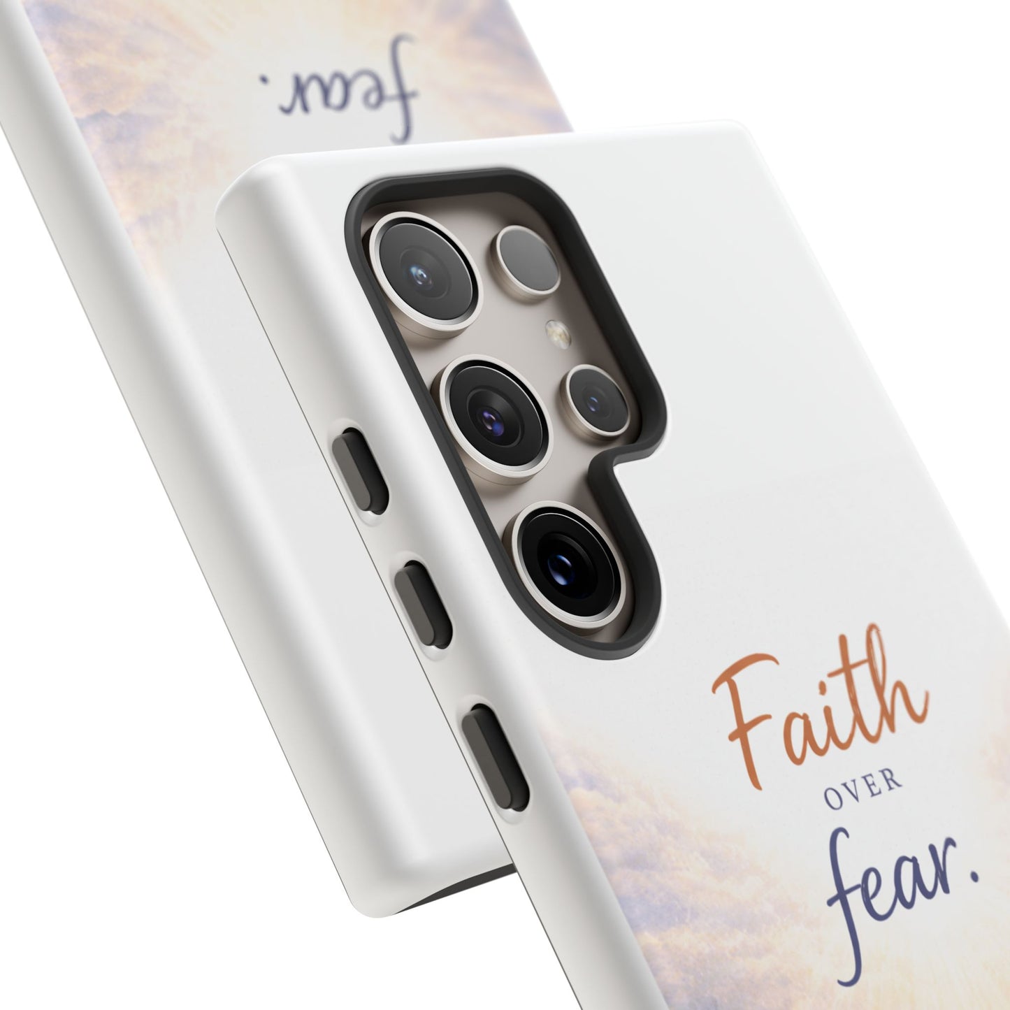 Faith Over Fear Phone Case — Inspirational Christian iPhone Cover