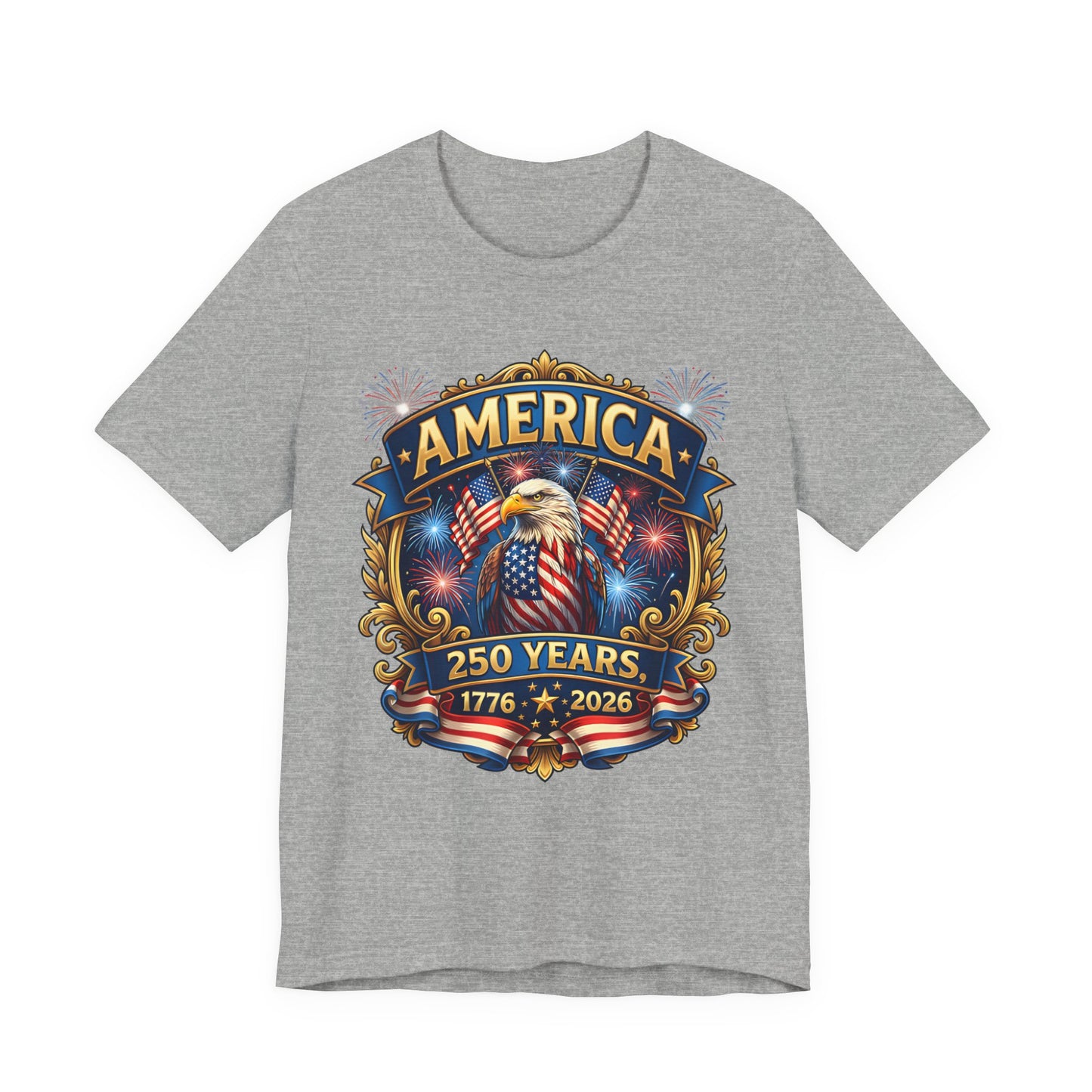 America 250th Anniversary T-Shirt — 1776–2026 Patriotic Eagle Tee