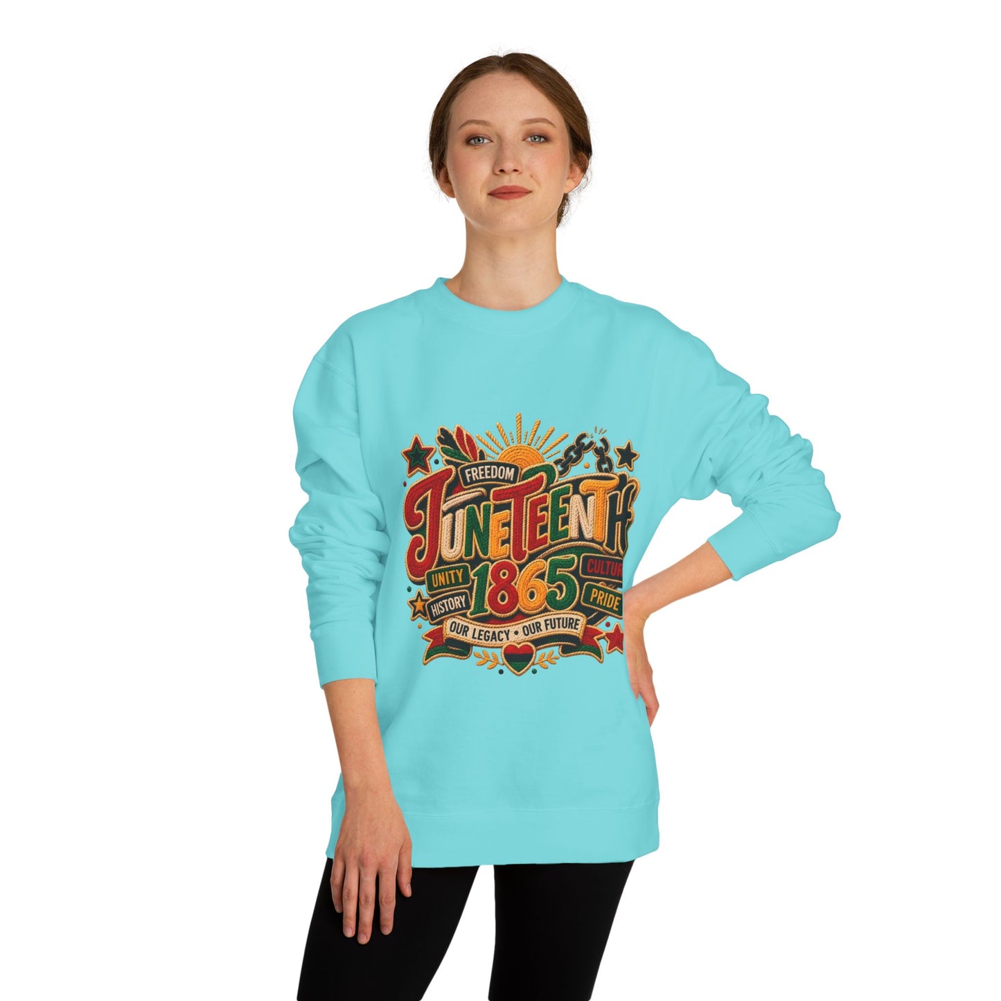 Juneteenth 1865 Sweatshirt — Unity, Freedom & Pride Crewneck