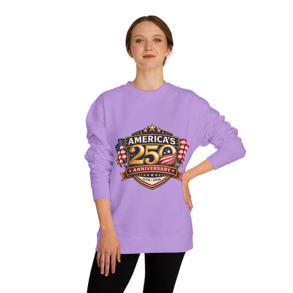 America's 25th Anniversary Sweatshirt — Patriotic USA Flag Crewneck (1776–2026)