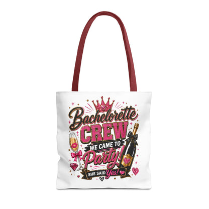 Bachelorette Crew Party Tote Bag — 'We Came to Party' Bridal Shower Gift