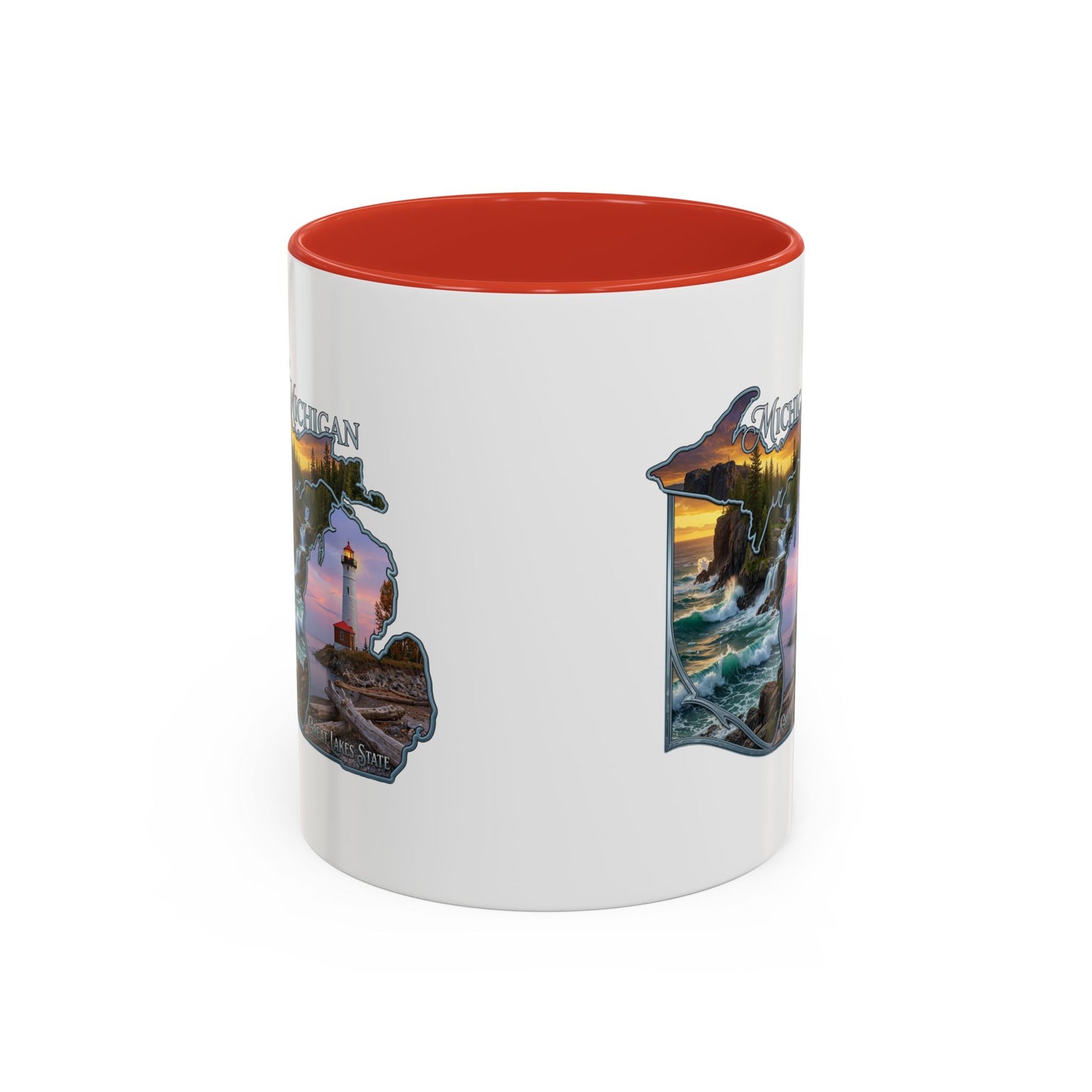 Michigan Lighthouse Coffee Mug — Scenic Great Lakes Accent Mug (11/15oz)