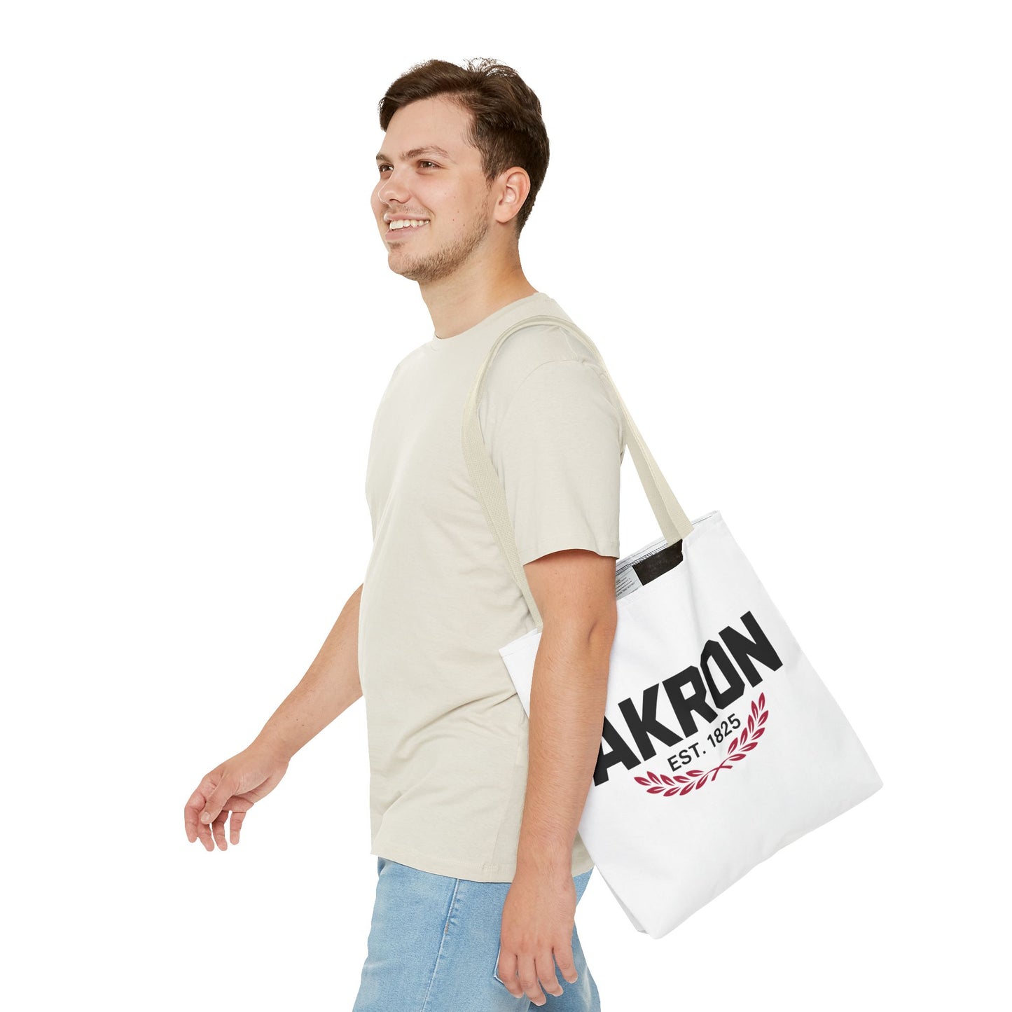 Akron Est. 1825 Tote Bag — City Pride Canvas Tote