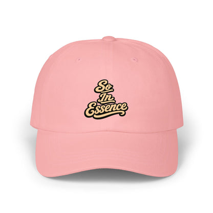 Dad Cap — "So In Essence" Embroidered Retro Script Hat