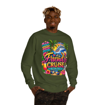 Friends' Cruise Sweatshirt — Tropical Vacation Crewneck