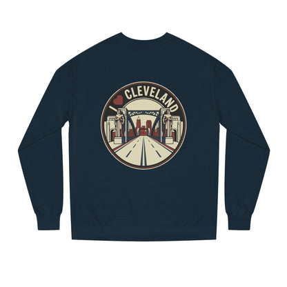 Cleveland Skyline Sweatshirt — I  Cleveland Retro City Crewneck