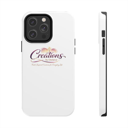 Tough Phone Case - "Creations by Donece" Logo Protective Cover