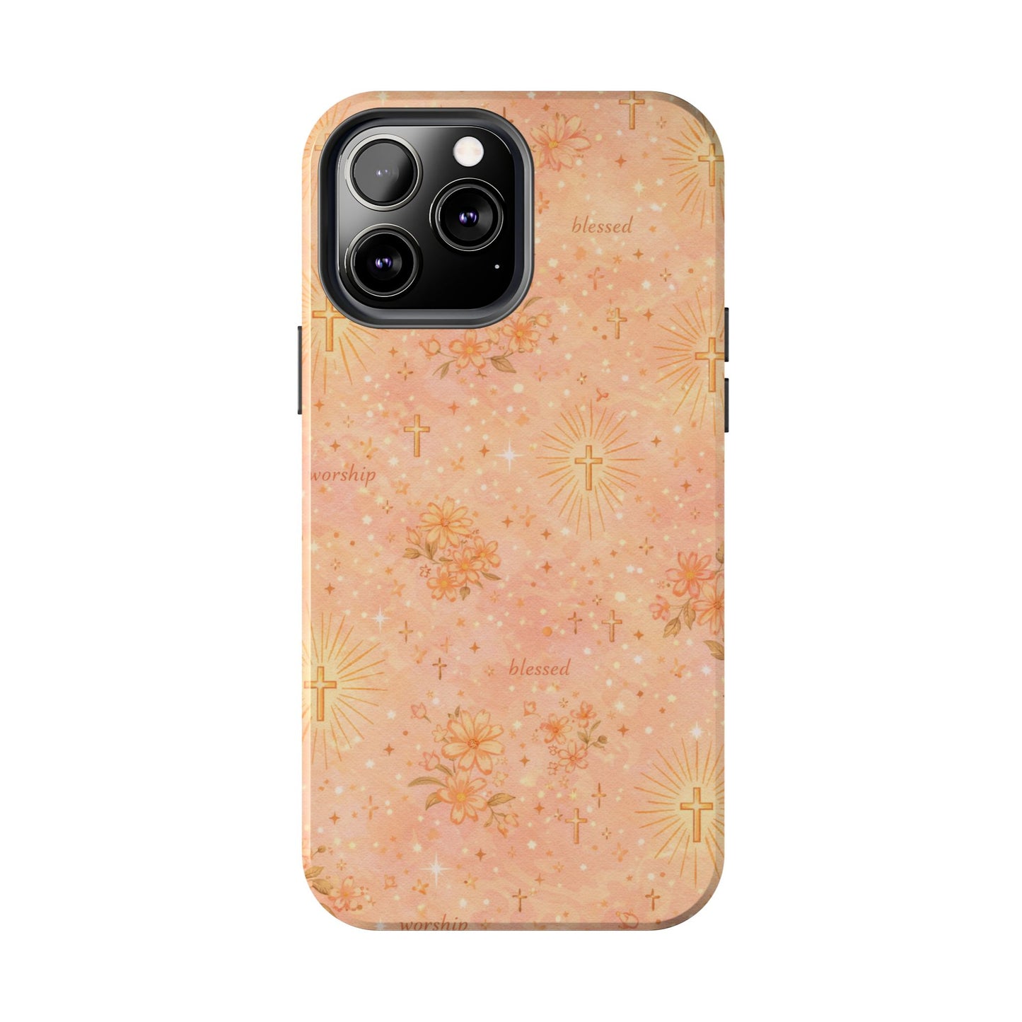 Blessed in Grace Phone Case | Christian floral iPhone Case