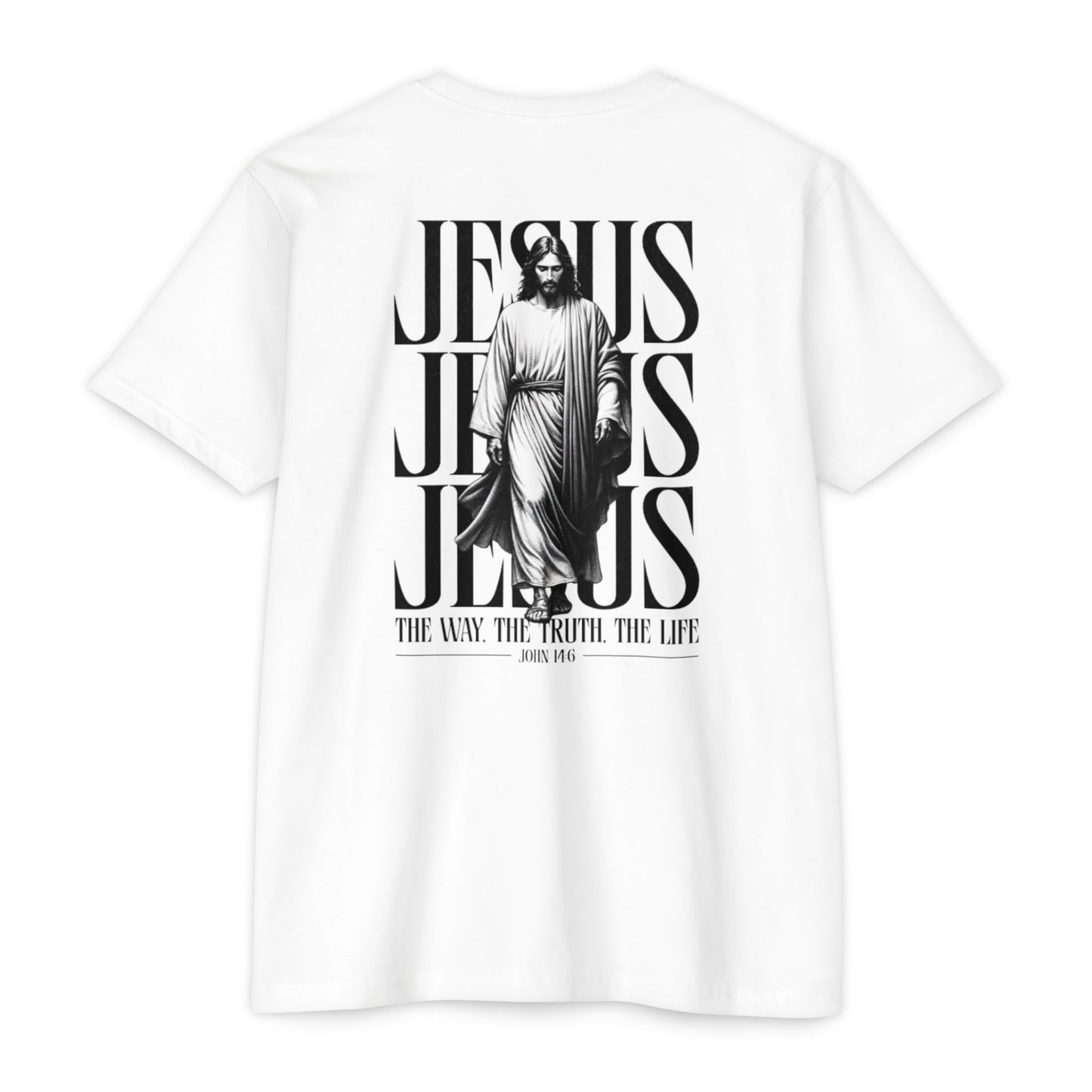Jesus Graphic T‑Shirt — The Way The Truth The Life Faith Tee