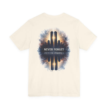 9/11 Never Forget Tee — World Trade Center Memorial Shirt