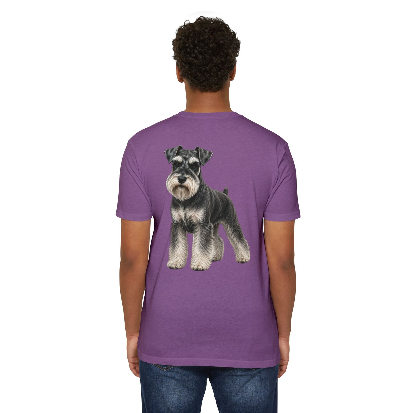 Schnauzer Dog T-Shirt — Realistic Miniature Schnauzer Graphic Tee