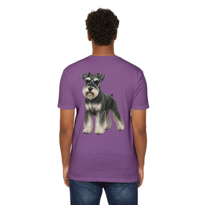 Schnauzer Dog T-Shirt — Realistic Miniature Schnauzer Graphic Tee