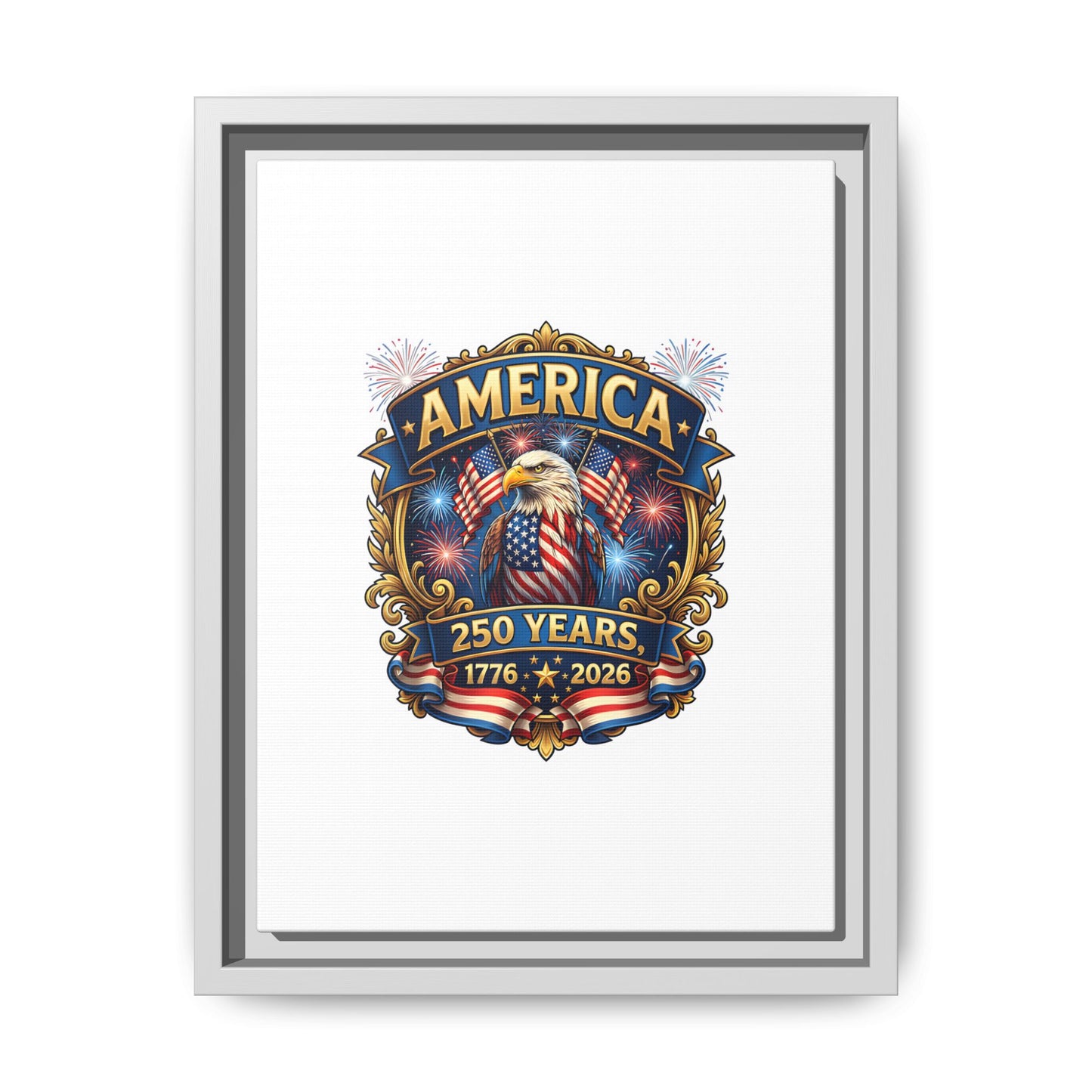 Matte Canvas, Framed (Multi-color)