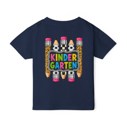 Kindergarten Pencils Toddler T-Shirt — Colorful Back-to-School Tee