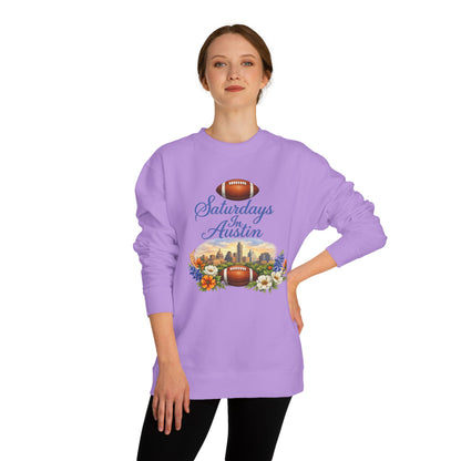 Saturdays in Austin Sweatshirt — Football Skyline Crewneck