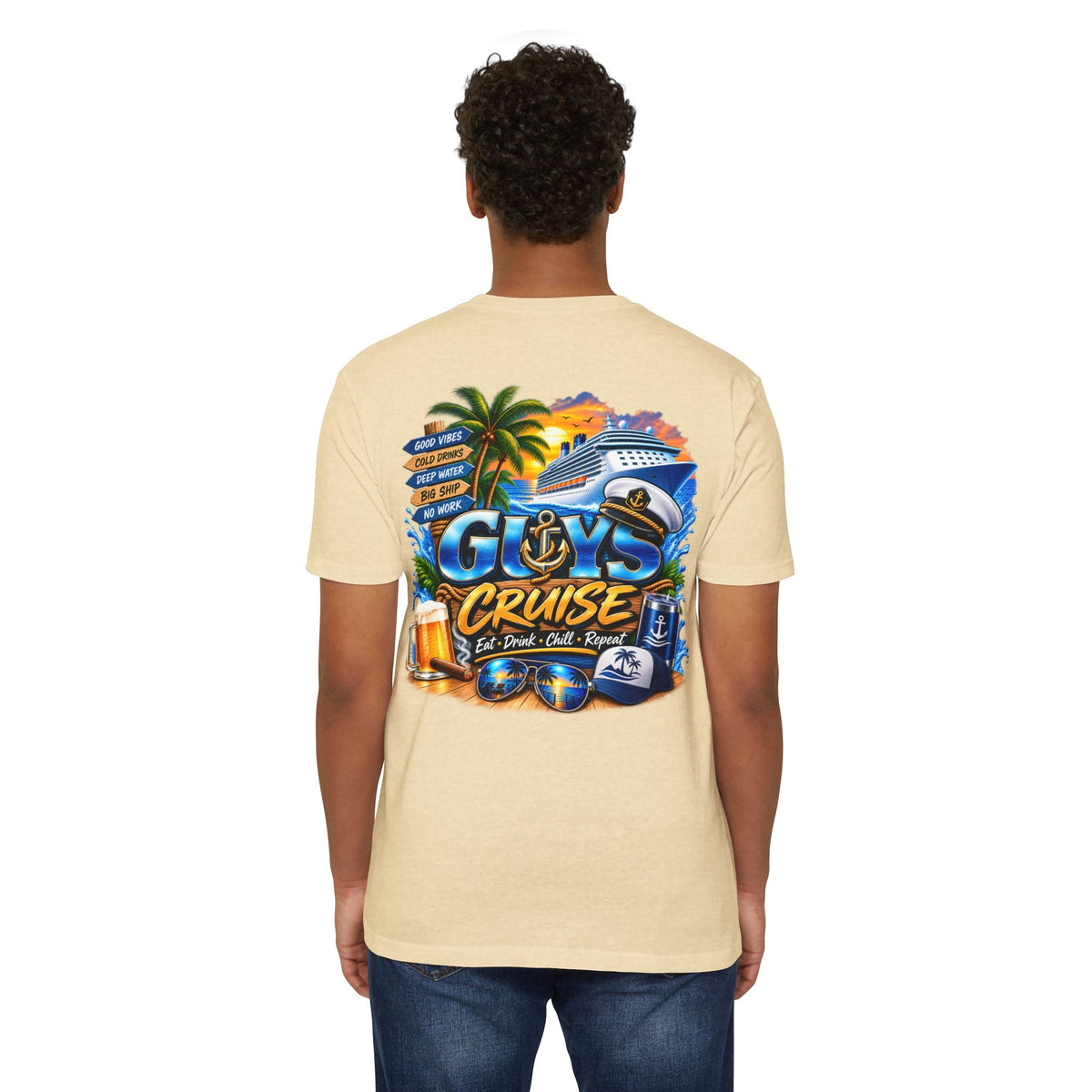 Cruise Guys T-Shirt — "Guys Cruise" Vacation Tee