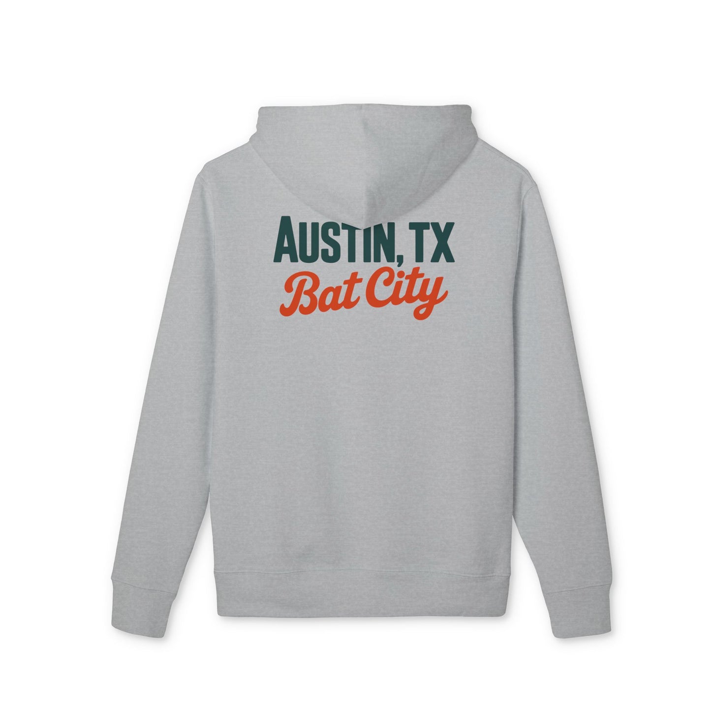 Austin, TX Bat City Hoodie – Retro Script City Pride Pullover