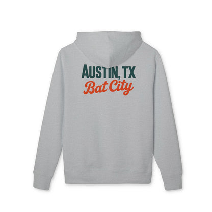 Austin, TX Bat City Hoodie – Retro Script City Pride Pullover