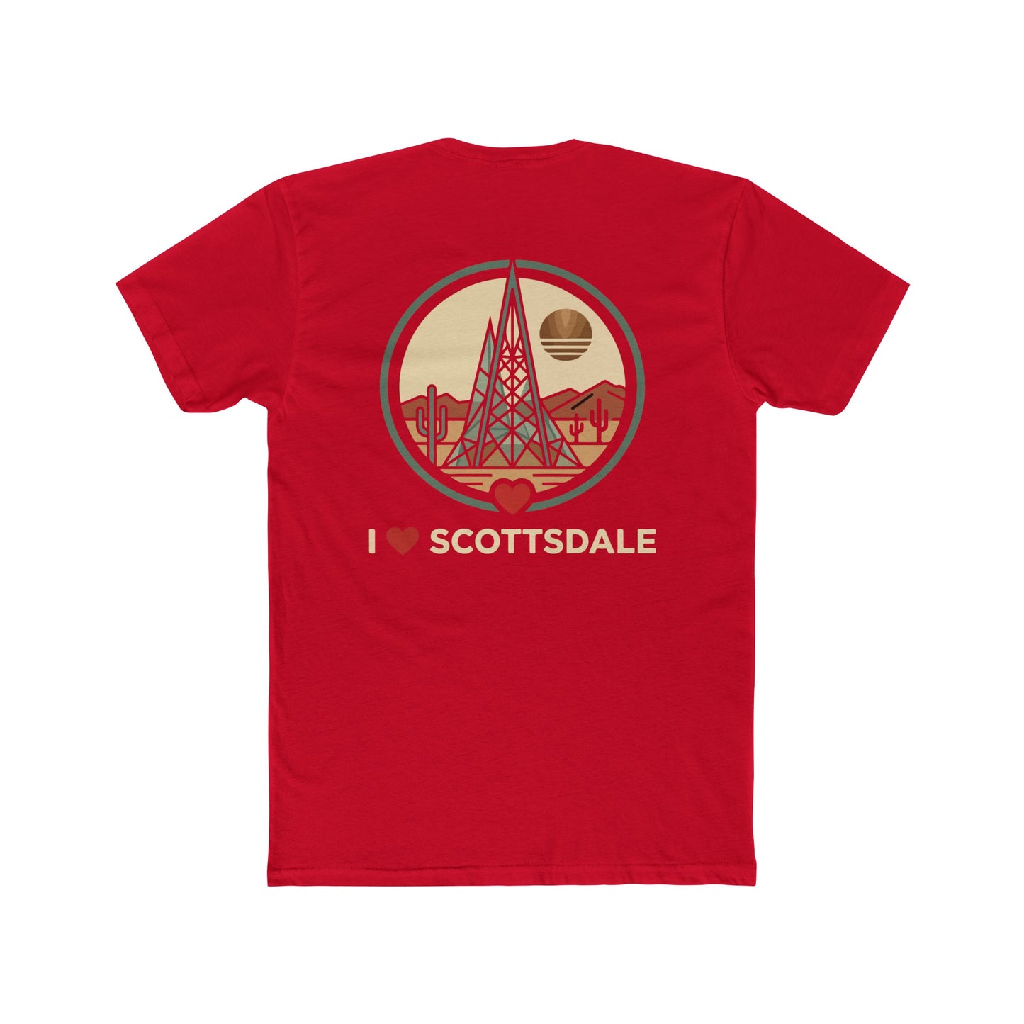 Scottsdale Retro Desert Tee — I  Scottsdale Graphic T-Shirt