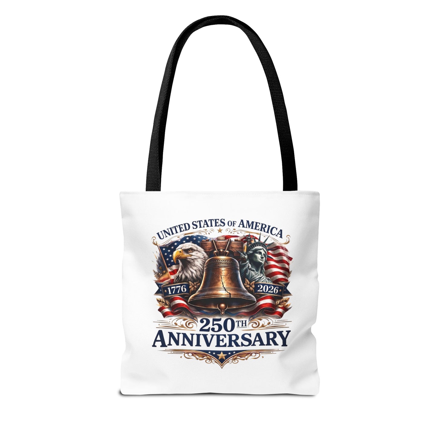 Anniversary Tote Bag — "United States of America 250th Anniversary" Liberty Bell Design