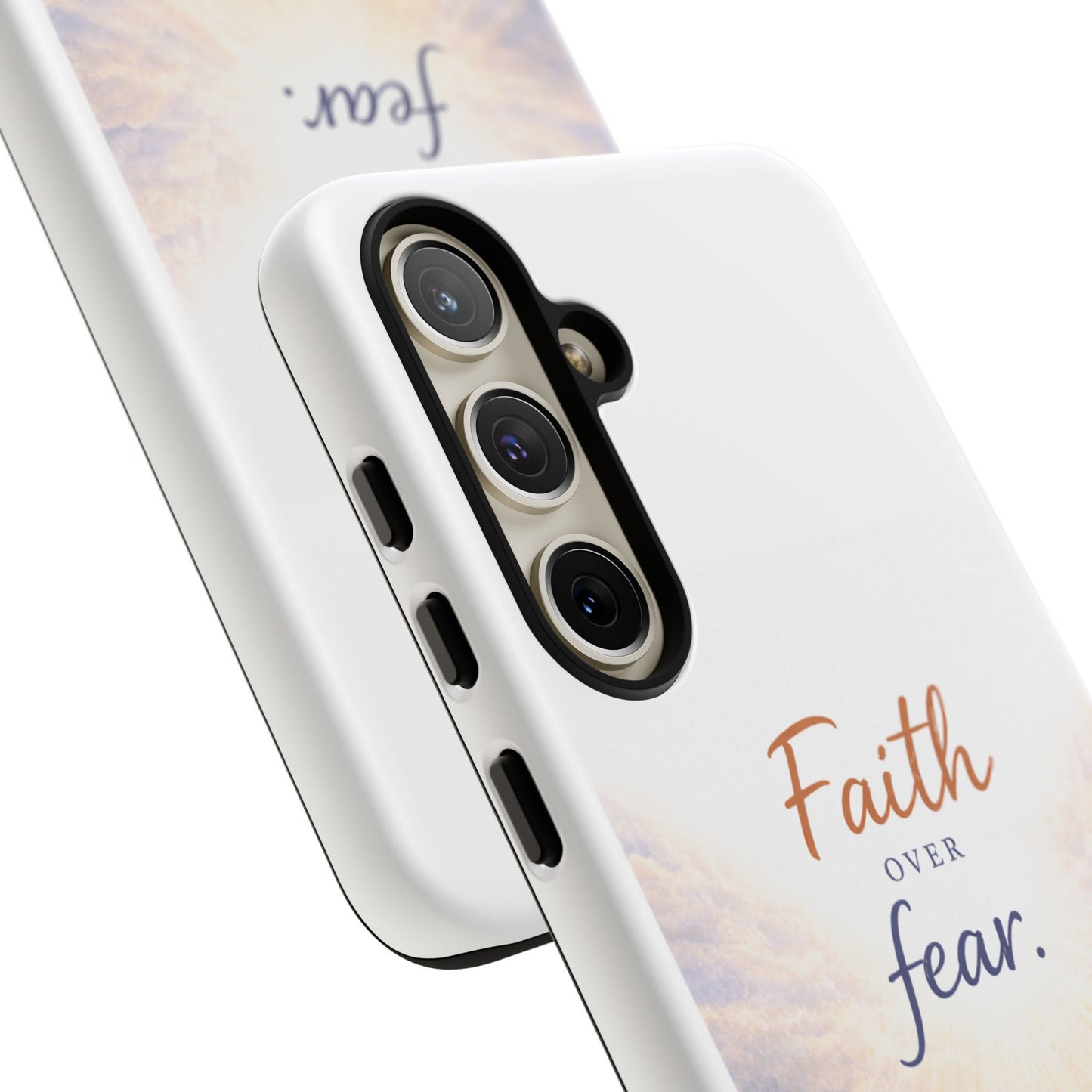 Faith Over Fear Phone Case — Inspirational Christian iPhone Cover