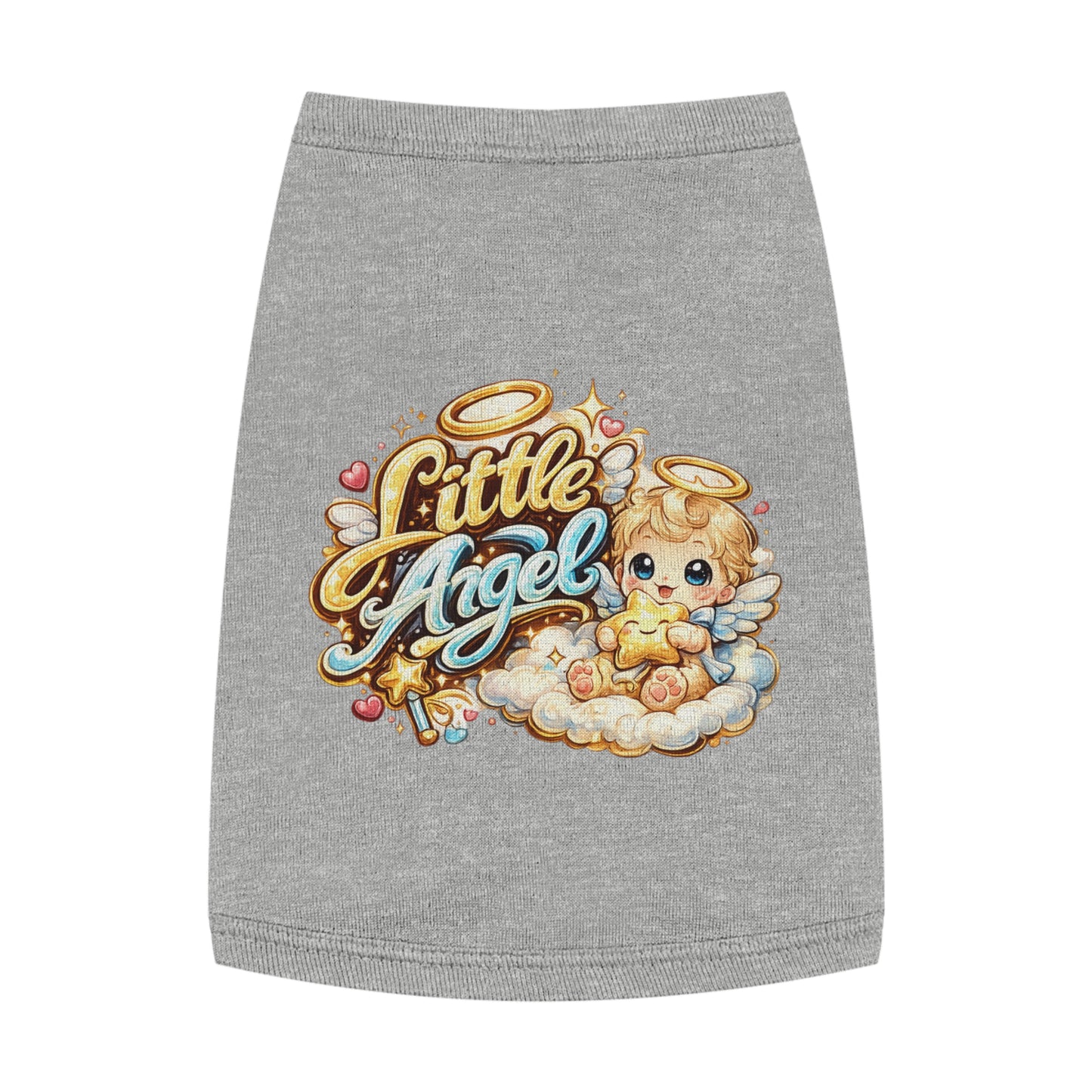 Little Angel Pet Tank Top — Cute Angel Puppy & Kitten Shirt for Small Dogs and Cats
