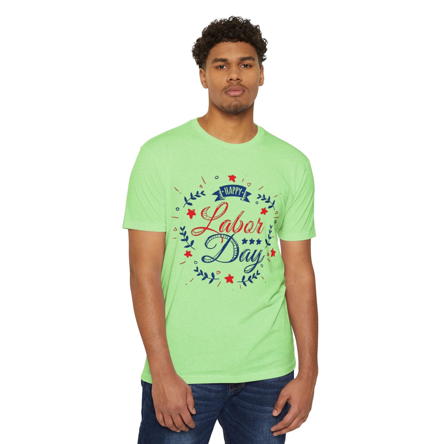 Labor Day T-Shirt – "Happy Labor Day" Patriotic Holiday Tee