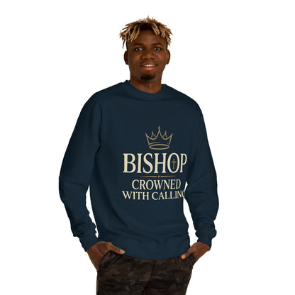 Bishop Sweatshirt - "Crowned With Calling" Religious Crewneck
