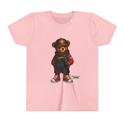 Youth Tee — 'Unity' Streetwear Teddy Bear Graphic Shirt