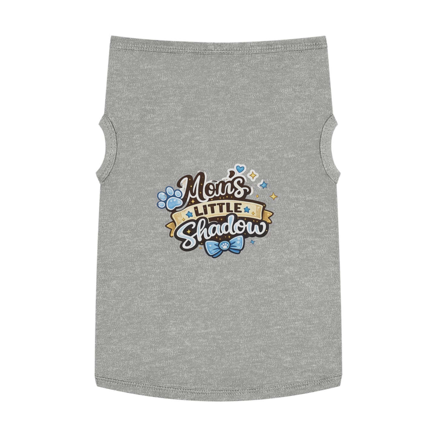 Mom's Little Shadow Pet Tank — Cute Paw Print Dog Shirt