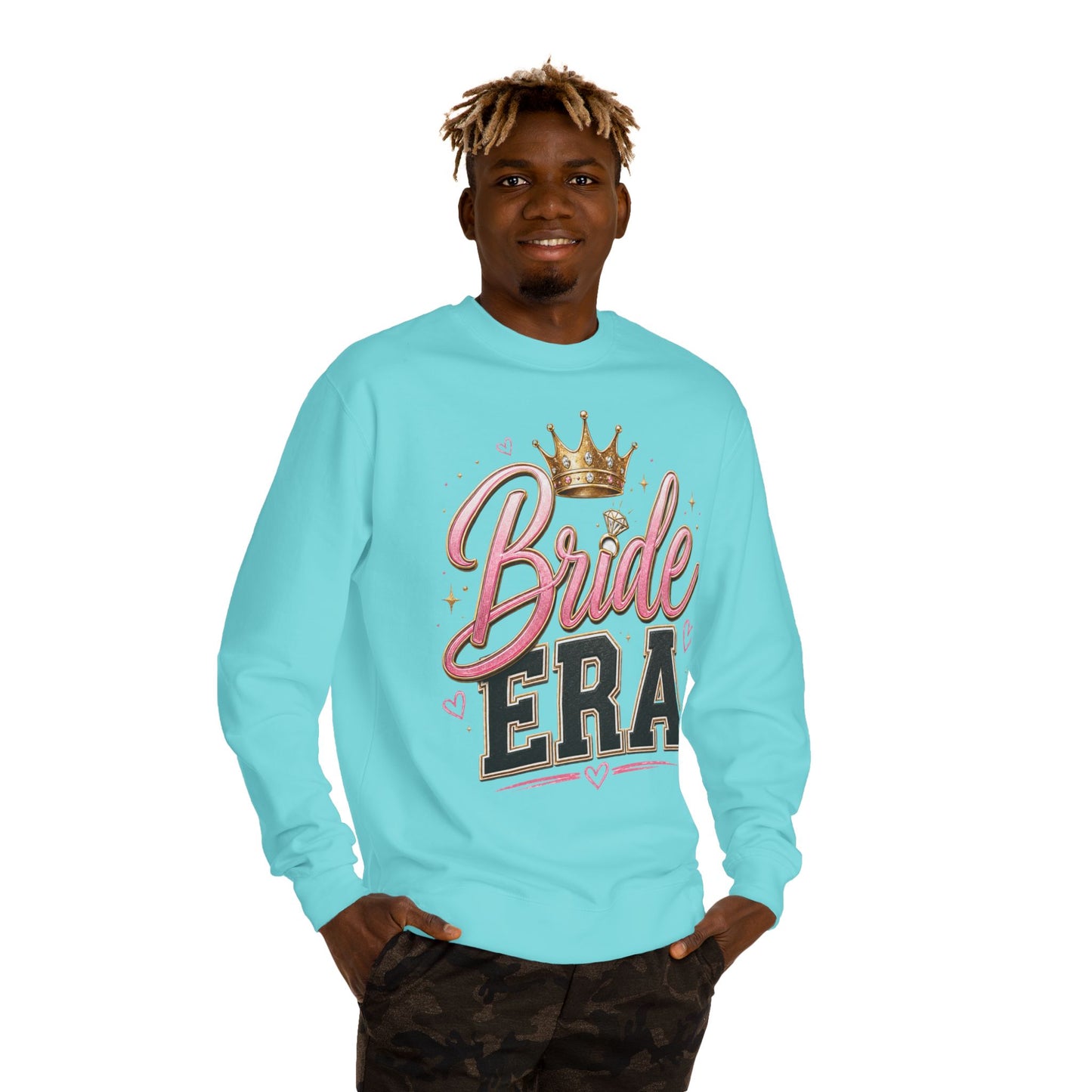 Bride Era Sweatshirt — Bachelorette Crewneck with Crown Graphic